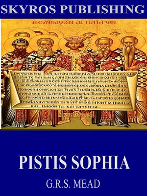 cover image of Pistis Sophia